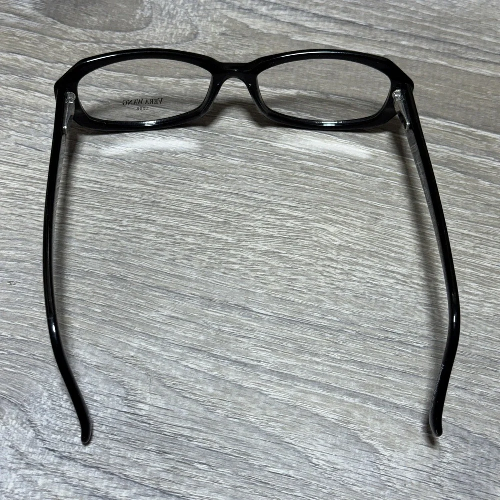 Vera Wang Luxe GABORE II BK Black Eyeglasses Handmade in France 54-17-135 Frames